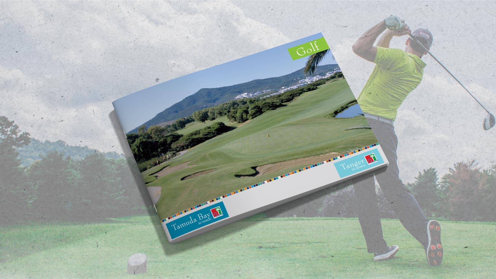 Présentation de Brochure | Golf- Tanger - map-concepts Agence Communication de Tanger